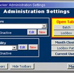 Batch Tracker - Admin Settings